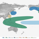 Expected La Nina wintertime impacts. Blue indicates cooler-than-average conditions, while green indicates wetter-than-average conditions. Image: NOAA